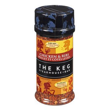 The Keg Chicken & Rib Seasoning 168g- Best Before 17 Apr 2019-O Canada