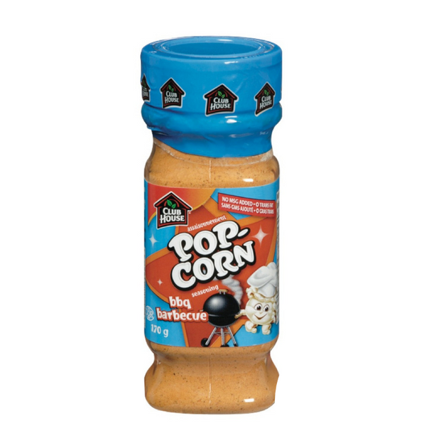 BBQ Popcorn Seasoning adds flavour to your popcorn O Canada