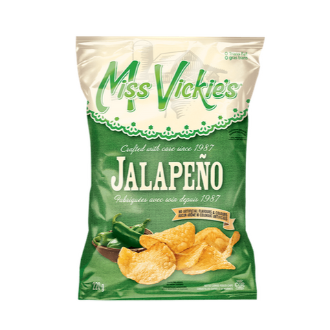 Miss Vickie's Jalapeno Chips 220g-O Canada