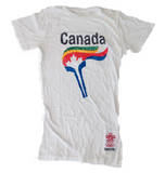 Women's Premium Short Sleeve Bamboo-cotton Blended Tee-O Canada
