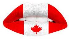 Canada Flag Temporary Lip Tattoo / Sticker 5pk-O Canada