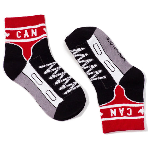 Children's Canadian Hockey Skate Socks - Unisex
