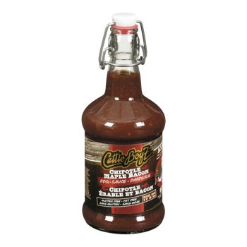 Cattle Boyz Chipotle Maple Bacon BBQ Sauce - 500mL - Best Before 27 July 2019-O Canada