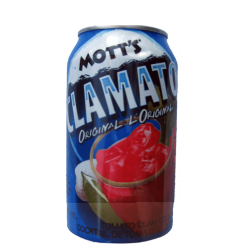 Caesars! Mott's Clamato Juice - Original Cans 341mL-O Canada