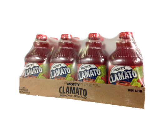 Case of 5 - Caesars! Mott's Clamato Juice - Extra Spicy 1.89L- Case of 5-O Canada