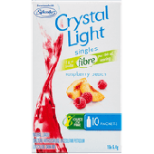 Crystal Light Singles Raspberry Peach 10 x 4.5g-O Canada