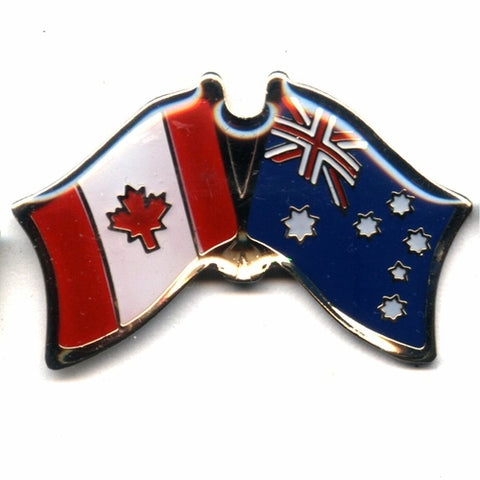 Lapel Pin - Australia & Canada Friendship-O Canada