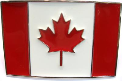 Canada Flag Belt Buckle-O Canada