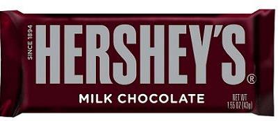 Hershey's Milk Chocolate Bar 43g-O Canada