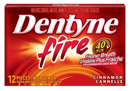 Dentyne Fire Cinammon Gum-O Canada