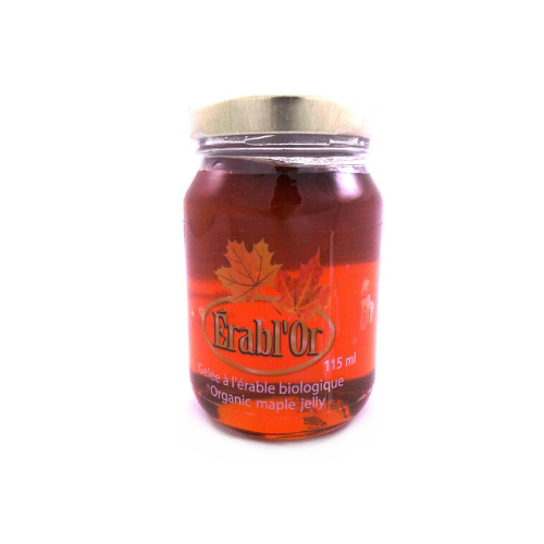 Erabl'or Maple Jelly Organic 115g-O Canada