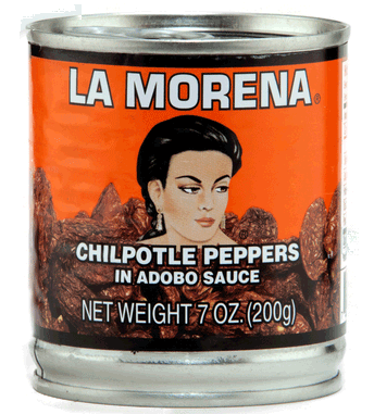 La Morena Chipotle Peppers in Adobo Sauce 200g- Best Before 29 Jun 2021-O Canada