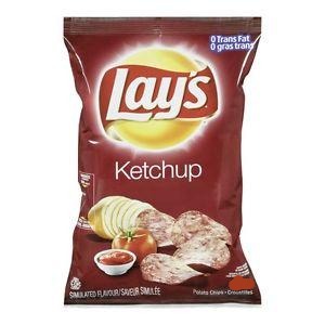 Lay's Ketchup Chips 180g-O Canada