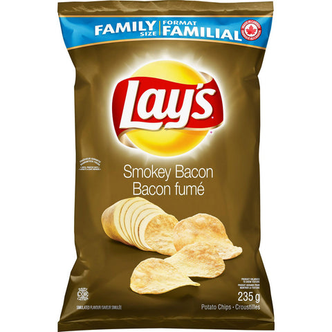 Lay's Smokey Bacon Chips 235g