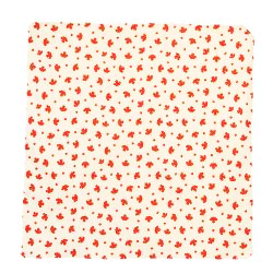 Bandana Maple Leaf Pattern (Red on White)-O Canada