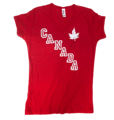 Women's Retro Canada T-shirt-O Canada