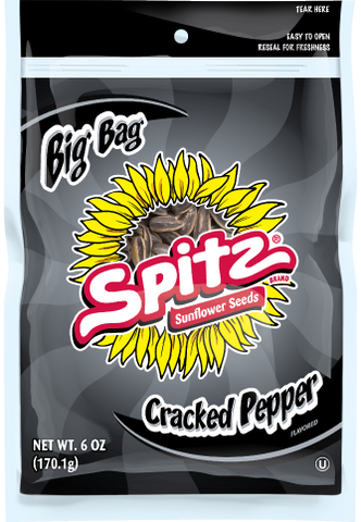 Spitz Sunflower Seeds Cracked Pepper 210g-O Canada
