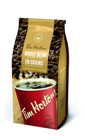 Tim Hortons Original Whole Bean 300g-O Canada