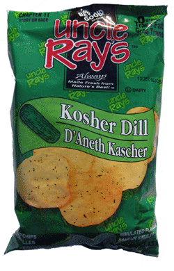 Uncle Ray's Potato Chips Dill Pickle 130g-O Canada