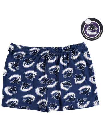 Men's Vancouver Canucks Blue Puck Packaged Boxers