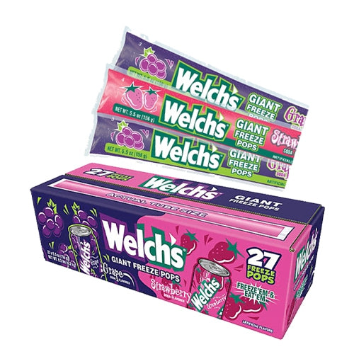 Welch's Giant Freeze Pops 156ml - 27 pack
